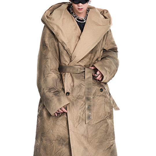 Men's Autumn And Winter Dirty Thicken Cotton Clothes Coat