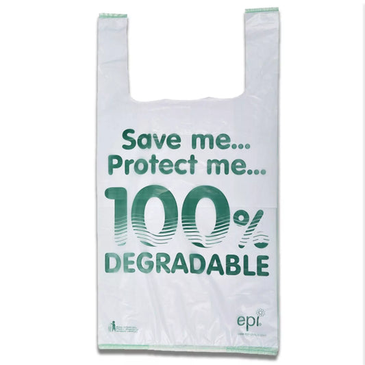 LARGE Oxo-Degradable Bio Plastic Carrier Bags